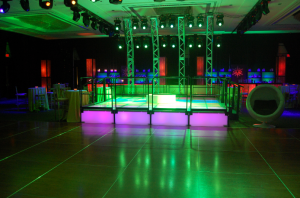 Example of LED Lighted Dance Floor