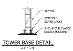 Tower Base Drawings Image