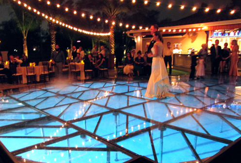 Dance Floor Pool Cover Rental Los Angeles-Plexi Glass Acrylic Hard