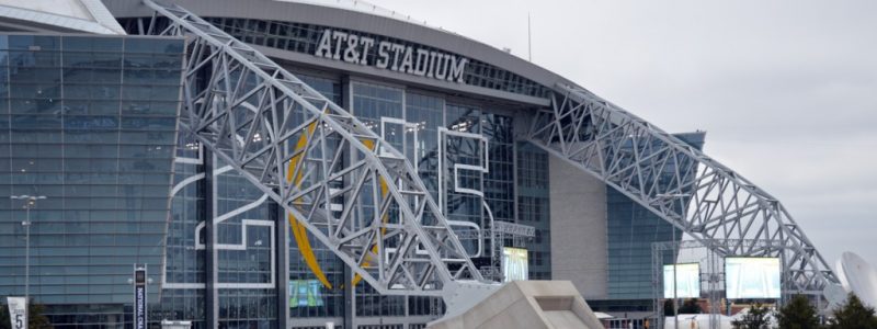 Image of AT&T Stadium for College Football National Championship
