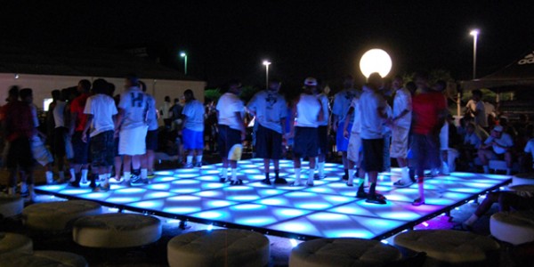 Using an Outdoor LED Dance Floor Rental as a Centerpiece for Live Event Activations