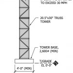 Engineer Drawing of Truss and Ballast Design